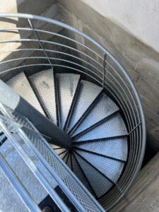 escalier métallique 